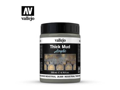 Vallejo Diorama FX 26809 Industrial Thick Mud Thick Mud Textures (200 ml)