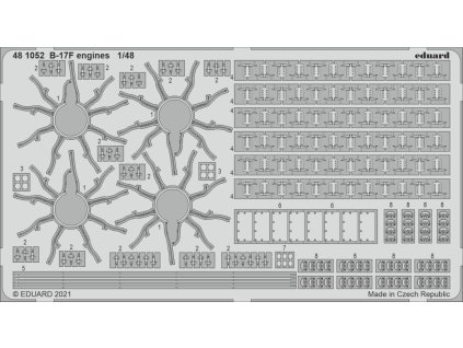 B-17F engines 1/48 recommended for HKM