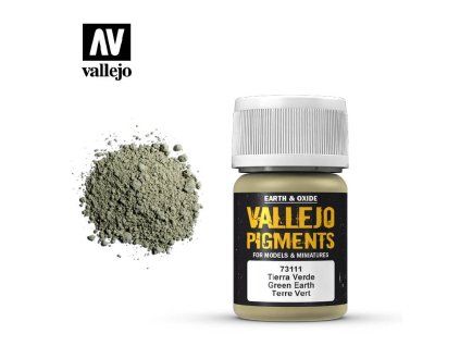 Vallejo Pigment FX 73111 Green Earth Color (35 ml)