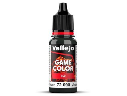 Vallejo Game Color 72090 Black Green Ink (18 ml)