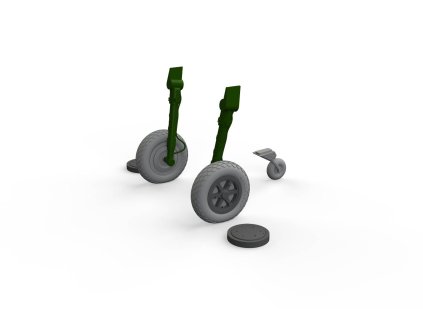 SBD-5 wheels 1/48 recommended for ACCURATE MINIATURES/REVELL