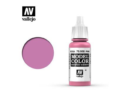 Vallejo Model Color 70958 Pink Matt (18 ml)