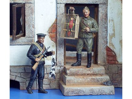 1/35 Russian Sailors,  Black Sea Fleet WWII - 2 figures