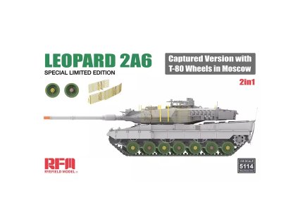 12611 1 35 leopard 2a6 captured version with t 80 wheels