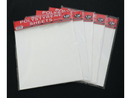 Polystyrene sheets 0,8 mm