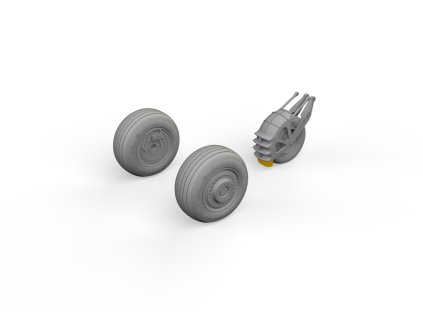 Su-25 wheels 1/48 recommended for ZVEZDA