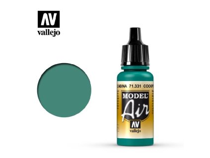 Vallejo Model Air 71331 Cockpit Emerald Green "Faded" (17ml)