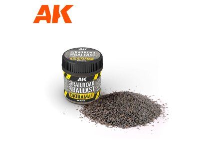 13616 ak interactive ak8256 small railroad ballast