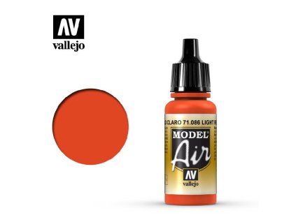 Vallejo Model Air 71086 Light Red (17ml)