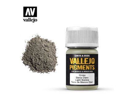 Vallejo Pigment FX 73104 Light Sienna Color (35 ml)