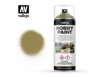 Vallejo Hobby Spray Paint 28001 Panzer Yellow (400ml)