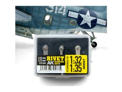 14540 ak interactive ak9527 rivet marking set 3 1 32 1 35