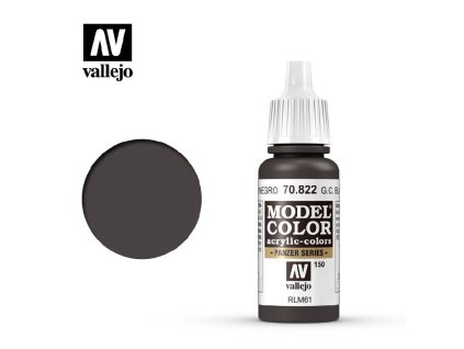 15164 23624 model color vallejo german camouflage black brown 70822