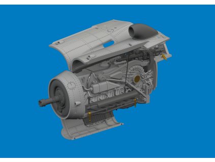 Bf 109G-10 Mtt Regensburg engine PRINT 1/72 recommended for EDUARD