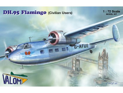 15863 1 72 dehavilland dh 95 flamingo civilian users valom