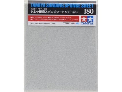 16061 tamiya 87161 sanding sponge sheet 180