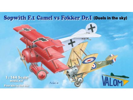 1/144 Sopwith F.1 Camel vs Fokker Dr.I