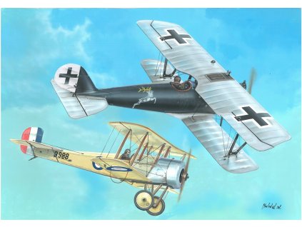 16325 1 144 bristol scout d vs pfalz d iiia duels in the sky