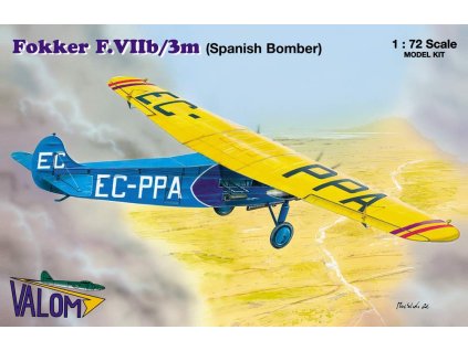 16457 1 72 fokker f viib 3m spanish bomber valom
