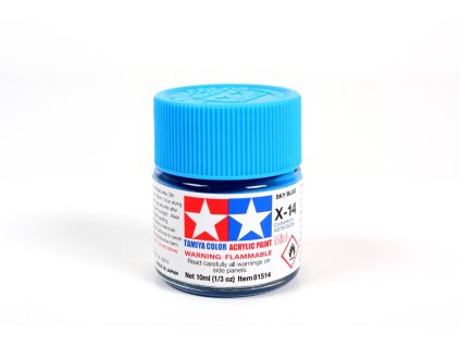 16487 tamiya 81514 acrylic mini x 14 sky blue