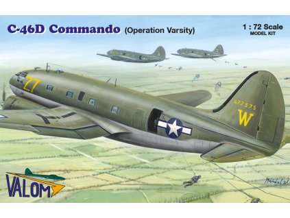 1/72 Curtiss C-46D Commando (Operation Varsity) - Valom