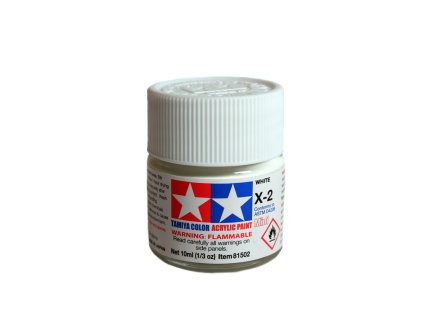 16508 tamiya 81502 acrylic mini x 2 white