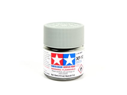 16715 tamiya 81712 acrylic mini xf 12 j n grey