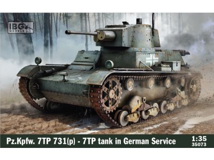 16970 1 35 pz kpfw 7tp 731 p 7tp tank in german service
