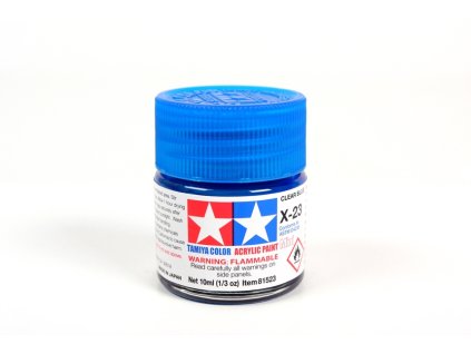 17045 tamiya 81523 acrylic mini x 23 clear blue