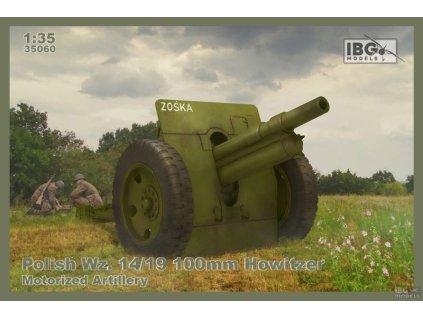 1/35 Polish Wz. 14/19 100mm Howitzer - Motorized Artillery