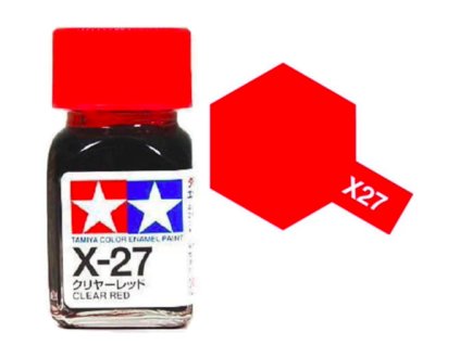 Tamiya 80027 X-27 Clear Red