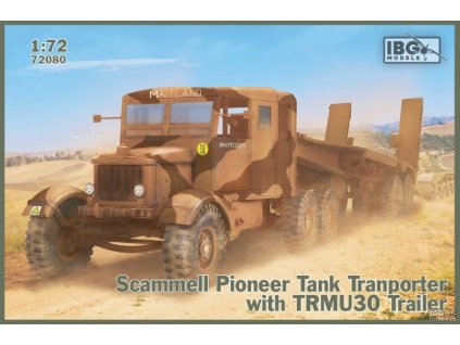 17309 1 72 scammell pioneer tank transporter with trmu30 trailer
