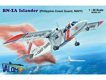 17705 1 48 britten norman bn 2a islander philippine coast guard navy valom