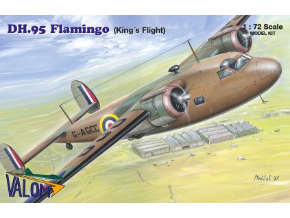 1/72 deHavilland DH.95 Flamingo (King´s Flight) - Valom
