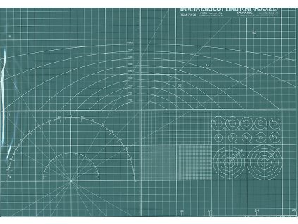 17978 tamiya 74076 cutting mat a3 green