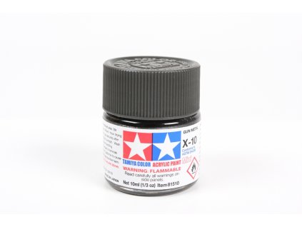 Tamiya 81510 Acrylic Mini X-10 Gun Metal