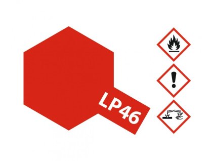 18284 tamiya 82146 lp 46 pure metallic red 10 ml