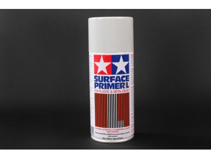 Tamiya Surface Primer L for Plastic & Metal Gray - 180 ml