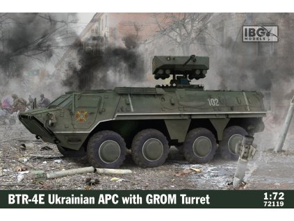 1/72 BTR-4E Ukrainian APC with GROM Turret