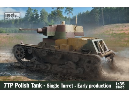 1/35 7TP Polish Tank - Single Turret - Early Production