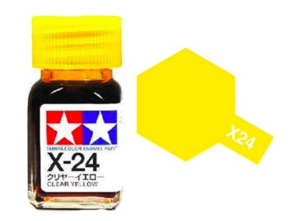 18614 tamiya 80024 x 24 clear yellow