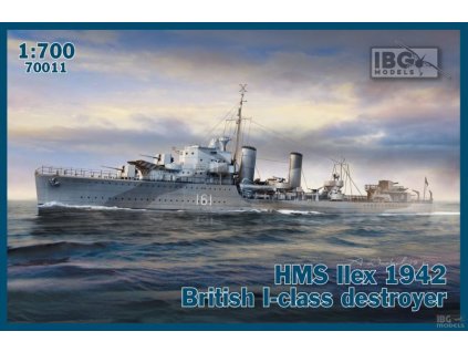 18713 1 700 hms ilex 1942 british i class destroyer
