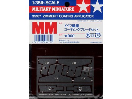18806 tamiya 35187 zimmerit coating applicator