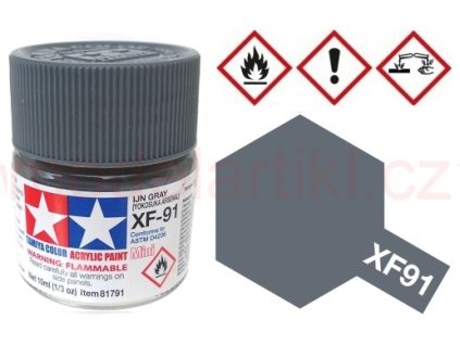 Tamiya 81791 Acrylic Mini XF-91 IJN Gray (Yokosuka Arsenal)