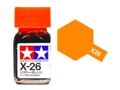 18884 tamiya 80026 x 26 clear orange