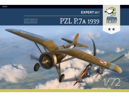 19001 1 72 pzl p 7a expert set 1939