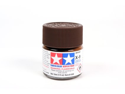 19037 tamiya 81509 acrylic mini x 9 brown