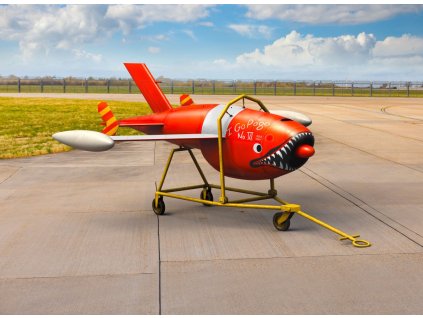 1/48 KDA-1 (Q-2A) Firebee with trailer (1 airplane and trailer)