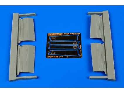 1/48 Fouga Magister flaps - opened - AMK