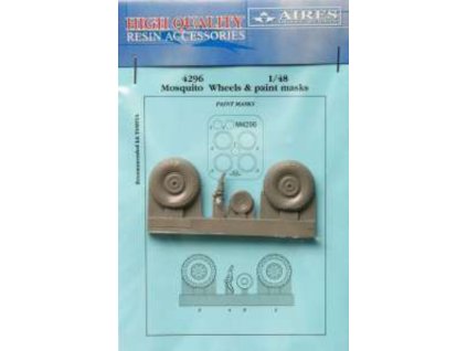 1/48 Mosquito wheels & paint masks for TAMIYA kit